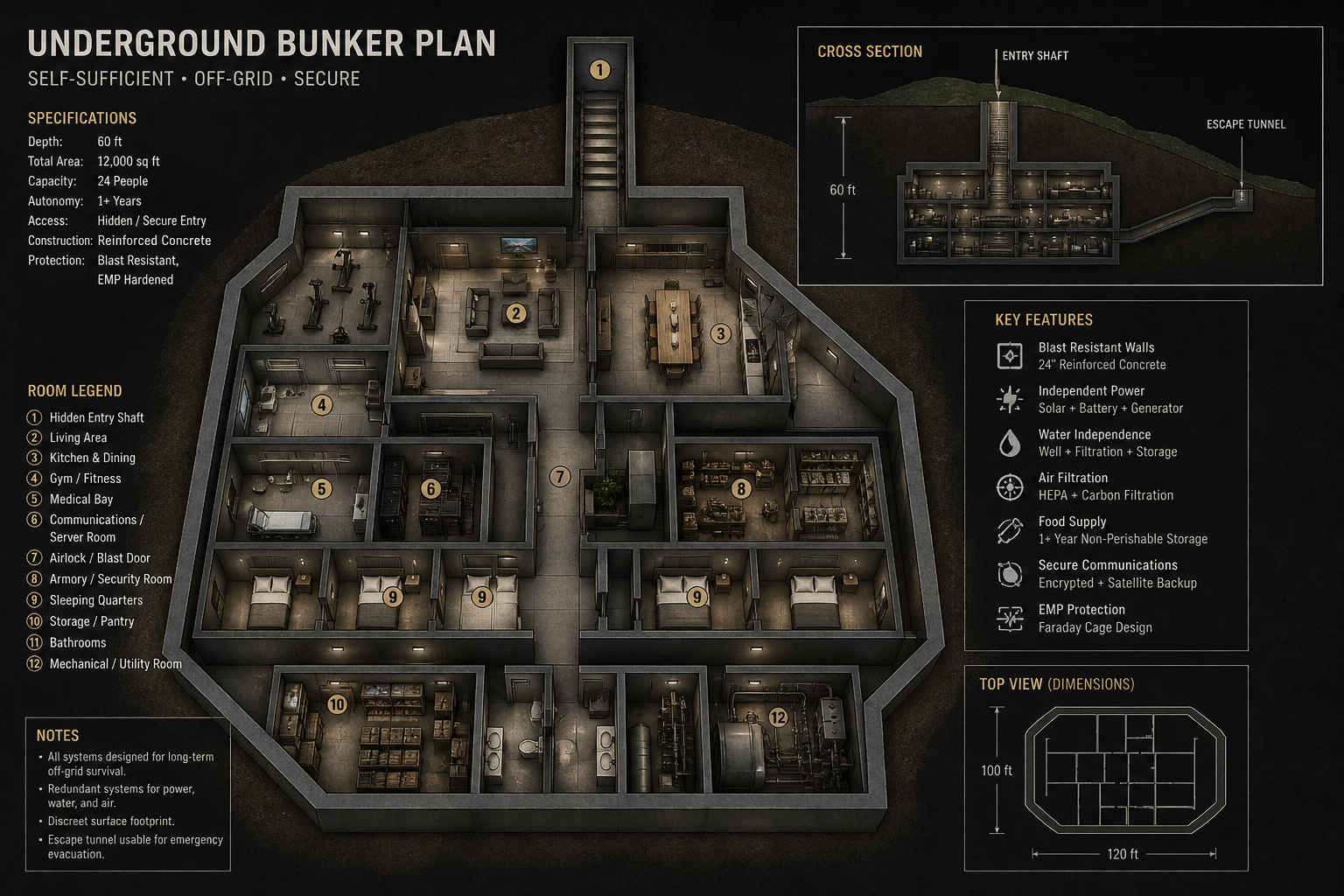 Billionaires build escape routes as AI risks rise 1 AI apocalypse bunker