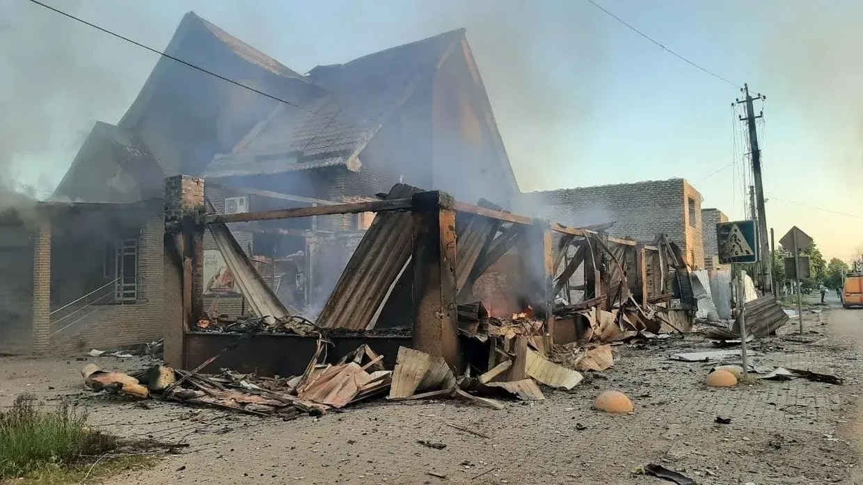 Ukraine drone attack on Russian school