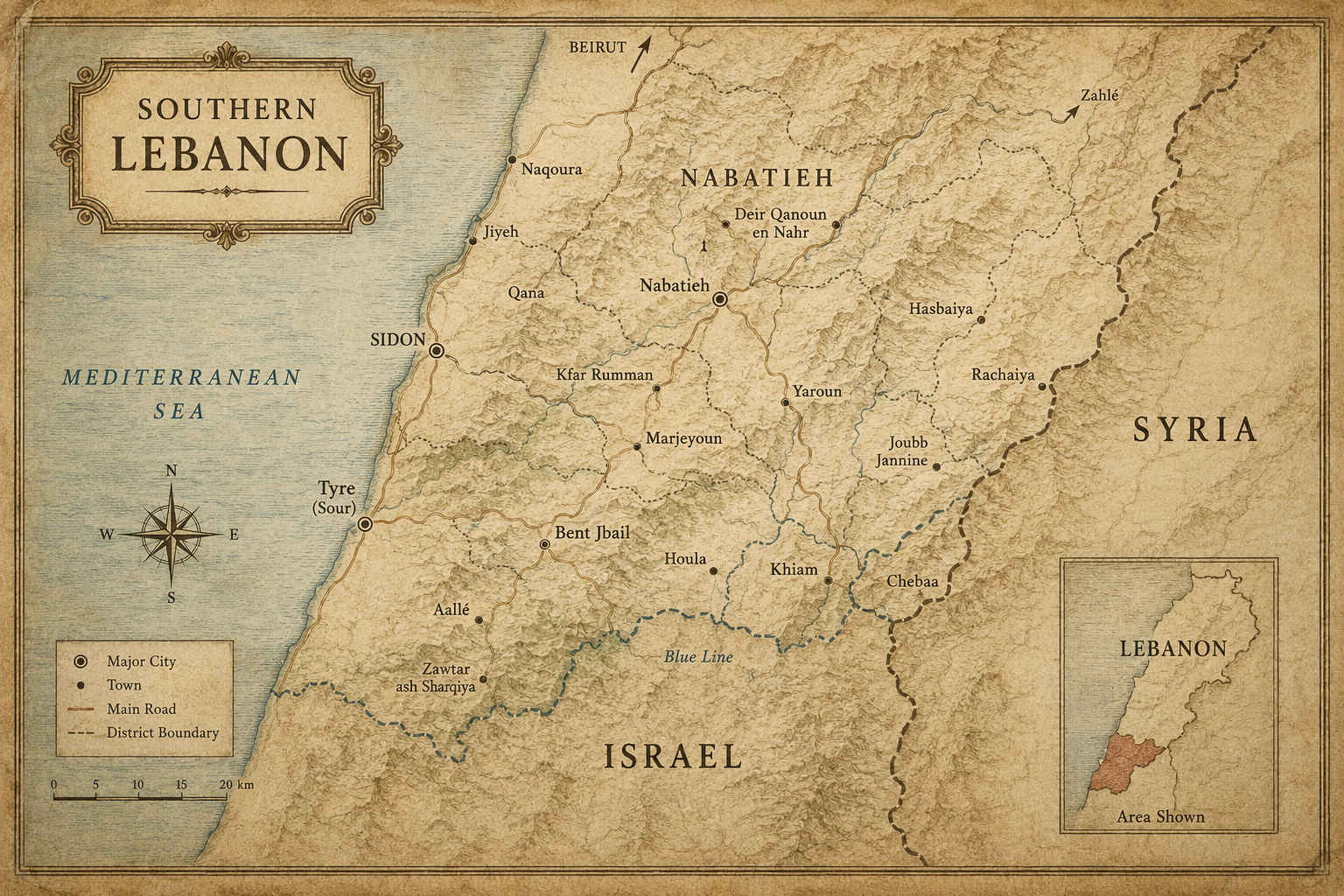 Hezbollah must withdraw from Israeli-occupied southern Lebanon – US 1 Hezbollah in southern Lebanon