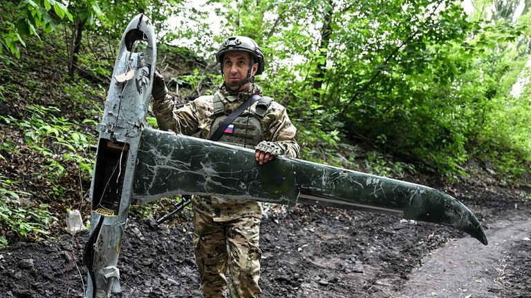 kiev launches drone barrage