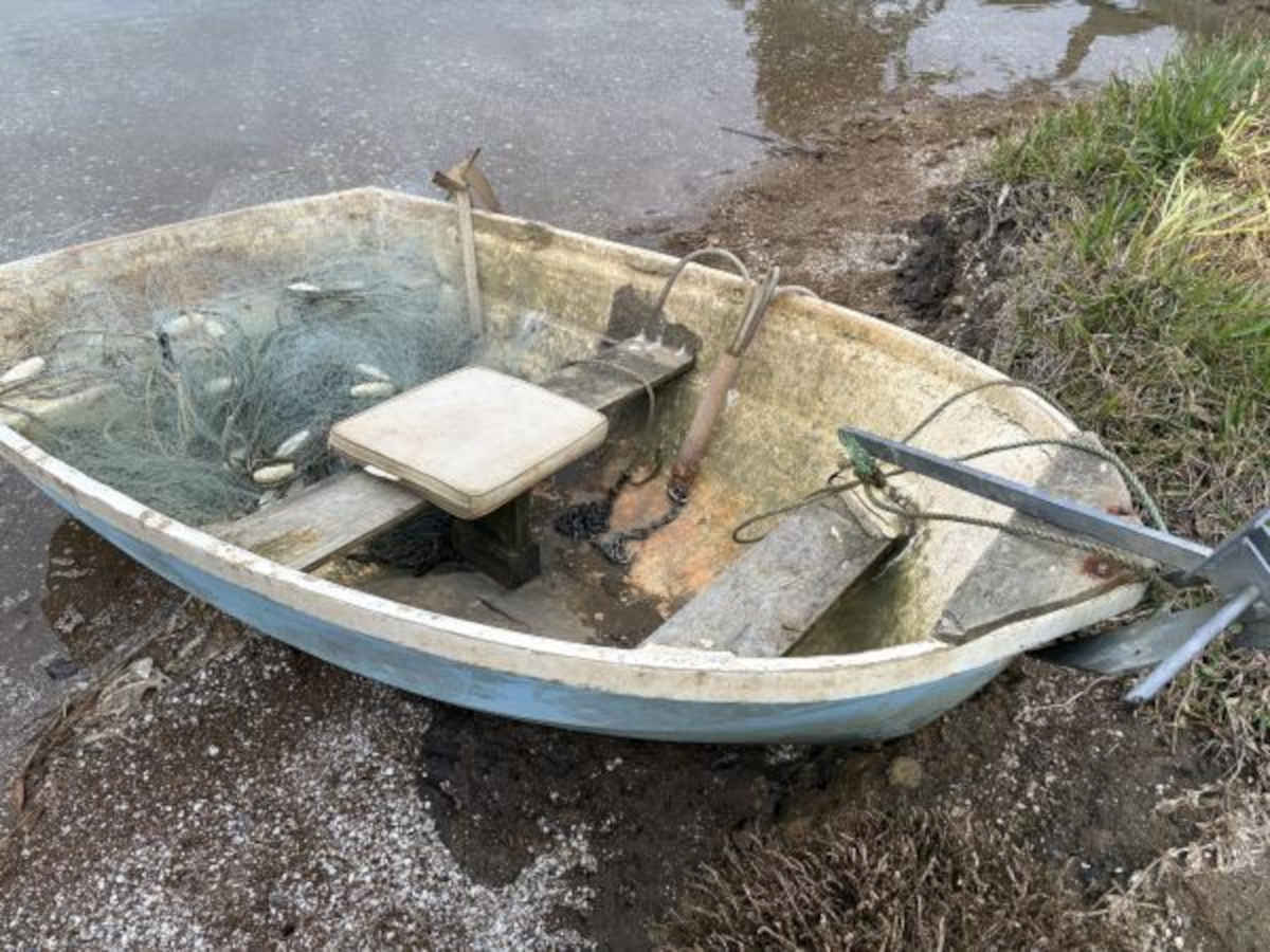Hihi Beach dinghy