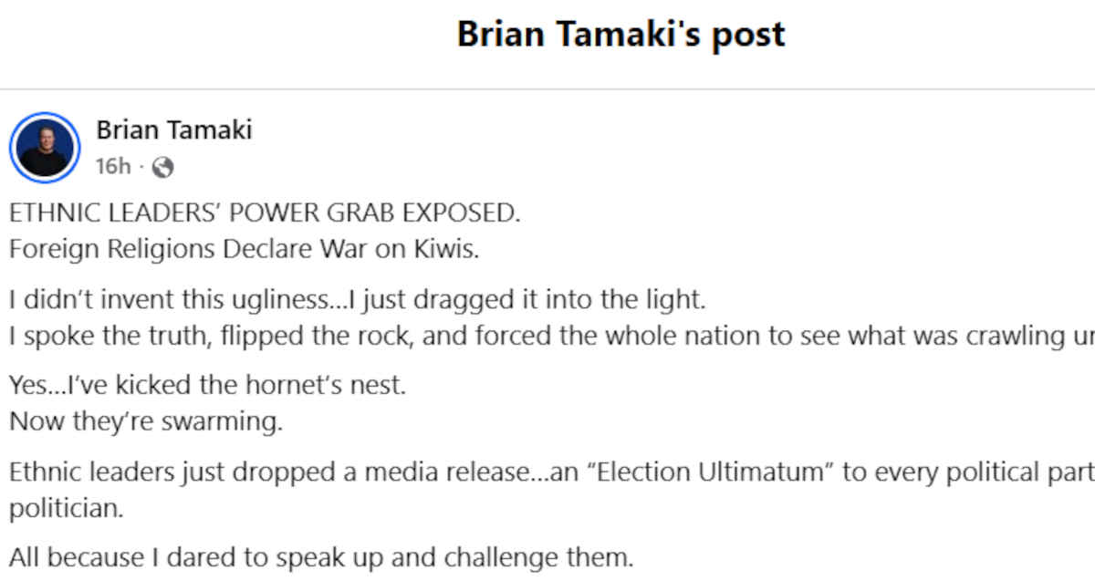 Hate speech election issue