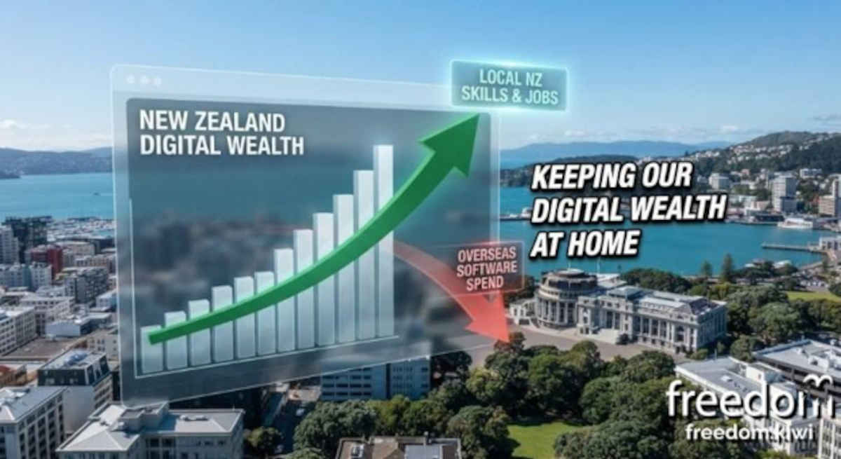 'Freedom' launches new open source policy to keep NZ's digital wealth at home 1 Freedom digital wealth policy