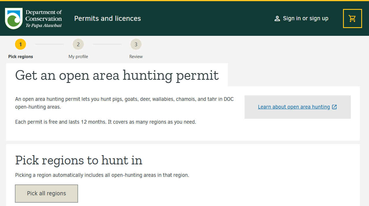 DOC hunting permits go almost entirely digital 1 Digital hunting permits