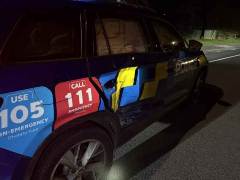 Man charged after Police unit rammed