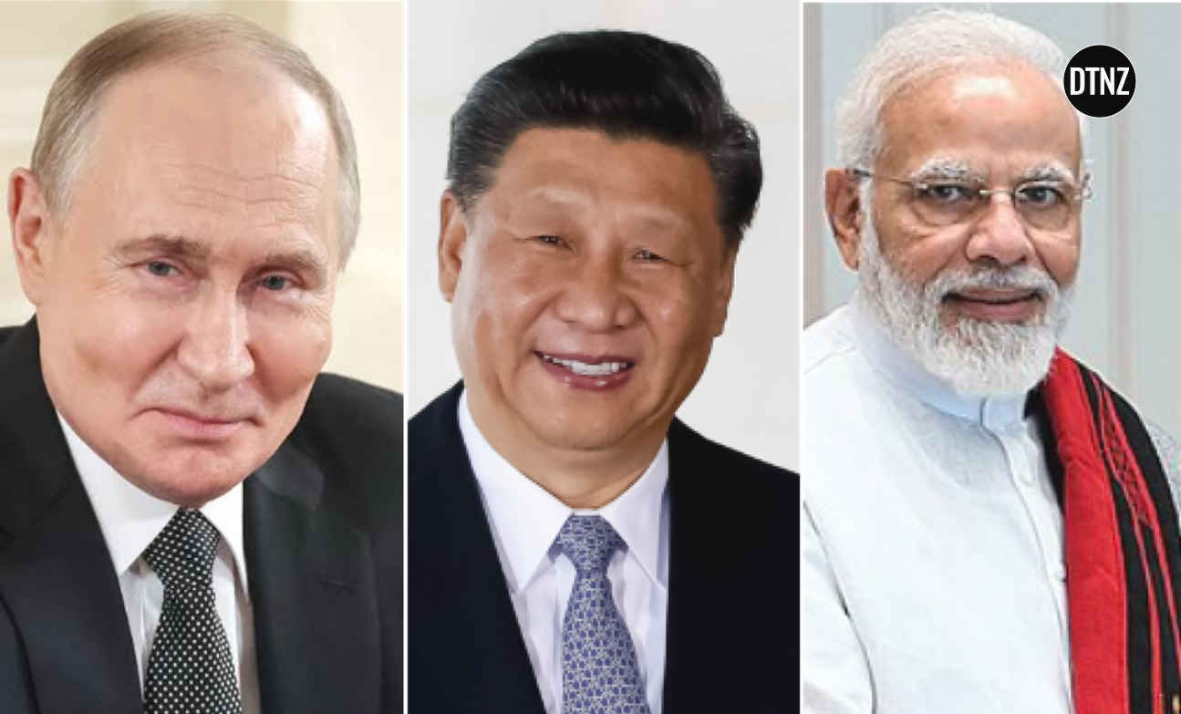 Putin - Xi - Modi meeting