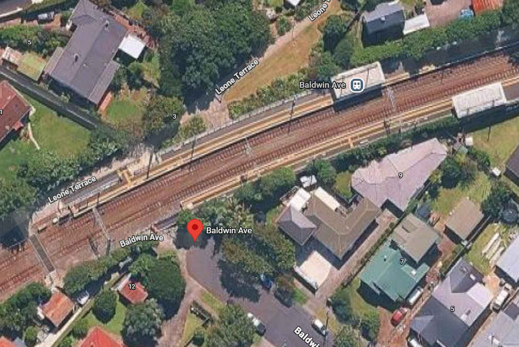 Baldwin Avenue train accident