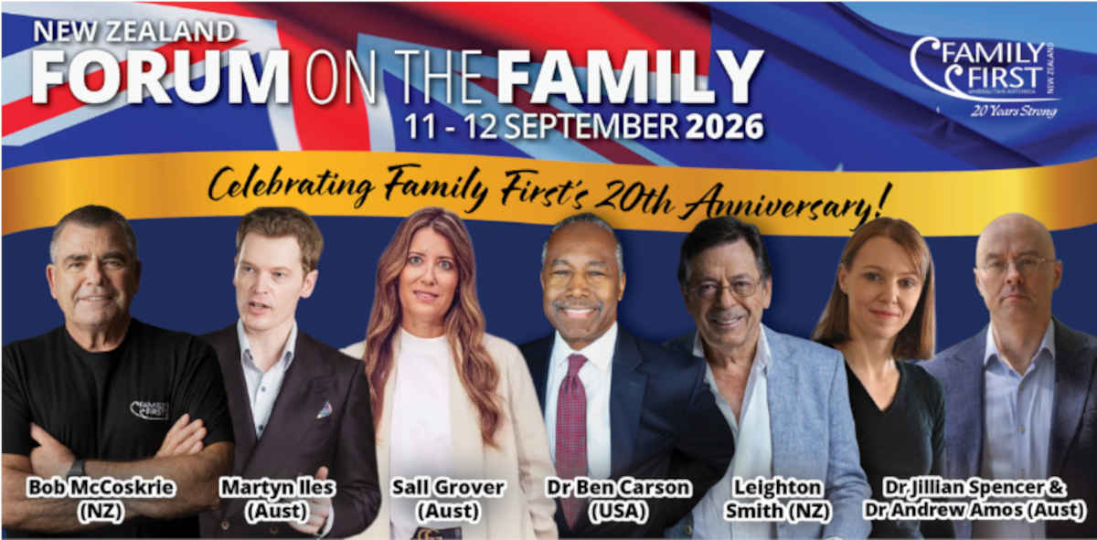 Family First NZ forum 2026 news